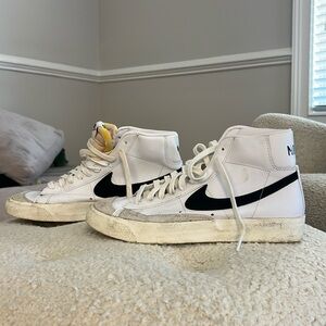 Nike blazers, slight wear can be cleaned with magic eraser